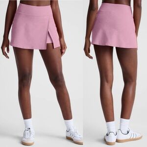 Beyond Yoga Spacedye Points Crossover Skirt in Pink Haze Heather size S small